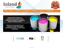 Tablet Screenshot of inlandenvelope.com